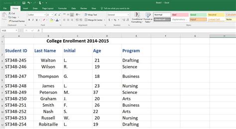 How To Create An Excel Database