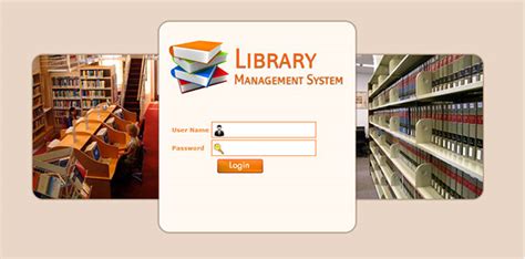 Library Management System On Behance