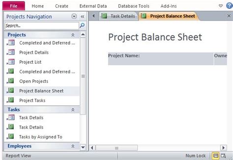 Free Project Management Template For Access
