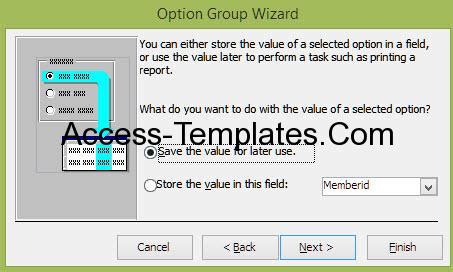 MS Access Option Group Multiple Selection Example Access