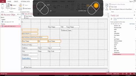 Job Employment Application Database With Ms Access YouTube
