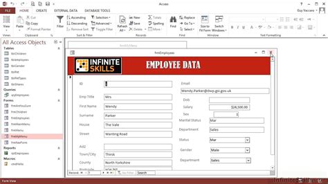 Advanced Microsoft Access Tutorial Creating Command