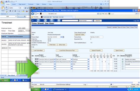 Excel Time Tracking Time Tracking Excel