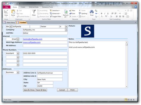 Access Customer Contact Database Download