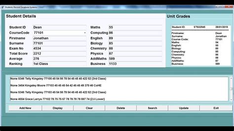How To Create Student Records Database Systems Using