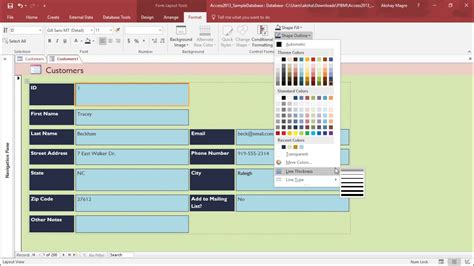 MS Access Modify The Design Of Form YouTube