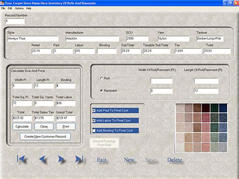 CompuCarpet Inventory Tracker